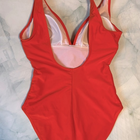 Mami Couture orange one piece swimsuit small (6-8) - Picture 11 of 13